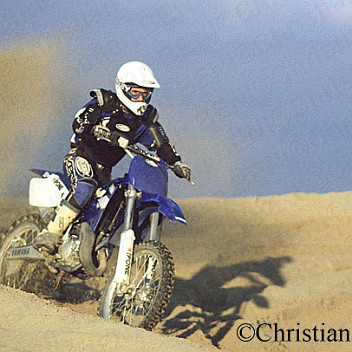 moto coss dans les dunes de loon plage