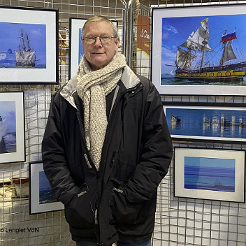 Photo portrait salon de la mer Salon de la Mer Minck Calais fevrier 2023 HLVdN