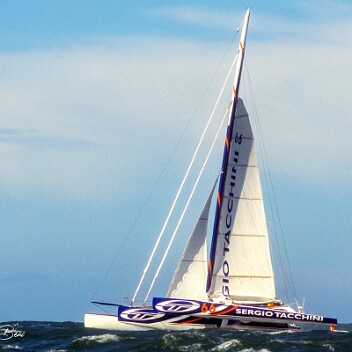 Scan-150120-0007 La Calais Round Britain Race est une course nautique à la voile en équipage dont le parcours fait le tour des Îles Britanniques avec pour point de départ et...